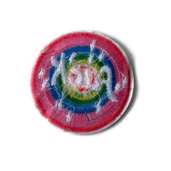 Pastel Round Fuck Embroidered Patch - Picture 3 of 3